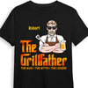 Personalized BBQ The Grillfather Dad Shirt - Hoodie - Sweatshirt JN71 23O53 1