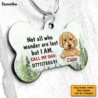 Personalized Dog Dad Dog Lost Wander Bone Pet Tag JN91 23O28 thumb 1
