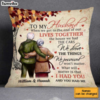 Personalized To My Husband Pillow JN142 30O34 thumb 1