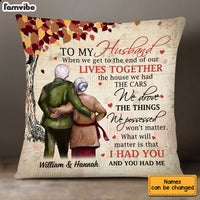 Personalized To My Husband Pillow JN142 30O34 thumb 1