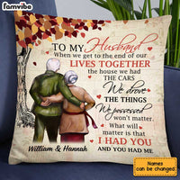 Personalized To My Husband Pillow JN142 30O34 thumb 1