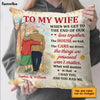 Personalized Wife Old Couple Pillow JN103 30O28 1