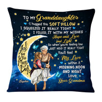 Personalized  Granddaughter Love You To The Moon And Back Pillow JN81 58O53 thumb 1