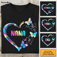Personalized Grandma Butterfly T Shirt JN155 85O28 thumb 1
