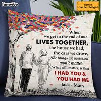 Personalized Husband Wife Couple Pillow JN104 30O53 thumb 1
