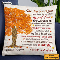 Personalized Couple Husband And Wife Love Tree Pillow JN141 58O47 thumb 1