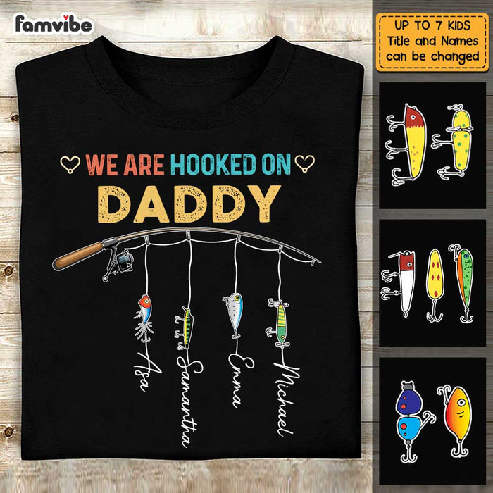 Personalized Grandpa Fishing Lure T-Shirt