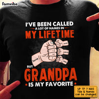 Personalized Grandpa Fist Bump T Shirt JN83 30O53 thumb 1