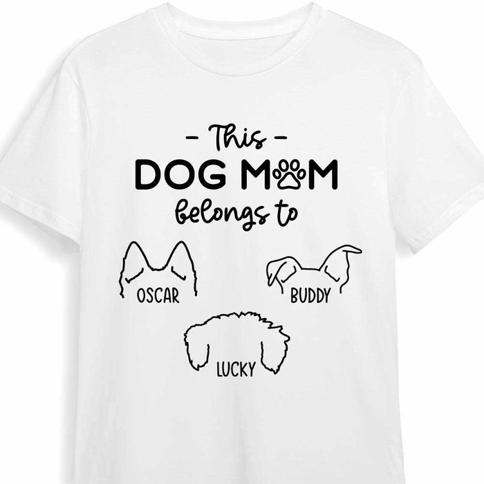 Personalized Dog Mom Dog Ears T Shirt JN92 32O47 1