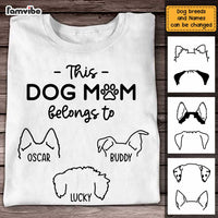Personalized Dog Mom Dog Ears T Shirt JN92 32O47 thumb 1
