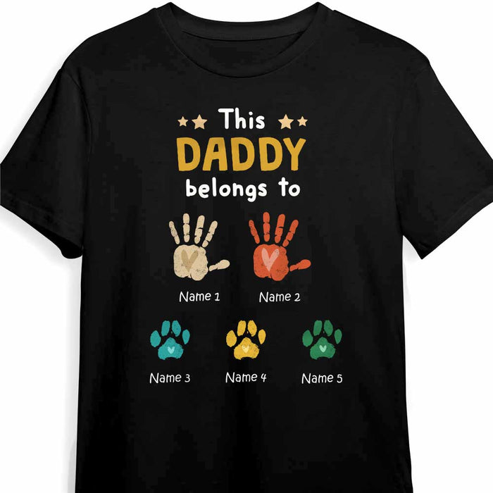 Personalized Dad Belongs To T Shirt JN184 30O47 1