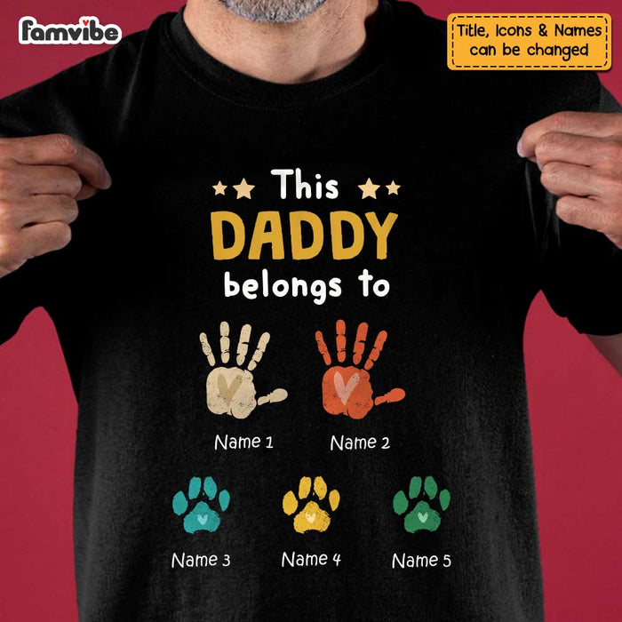 Personalized Dad Belongs To T Shirt JN184 30O47 1