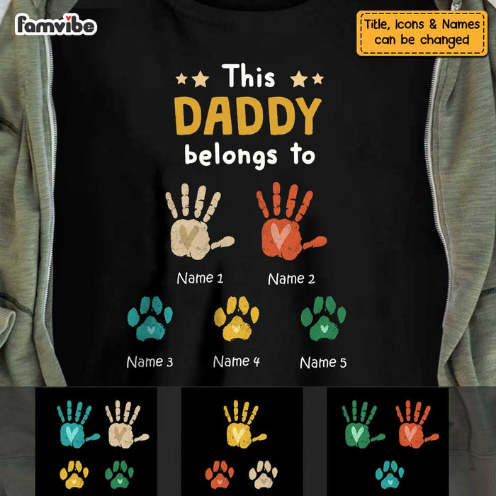 Personalized Dad Belongs To T Shirt JN184 30O47 1