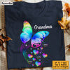Personalized Grandma Rainbow Butterfly T Shirt JN102 58O53 1
