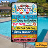 Personalized Family Pool Summer Outdoor Decor Metal Sign JN93 58O53 1