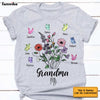 Personalized Grandma Butterfly Flower T Shirt JN157 85O34 1