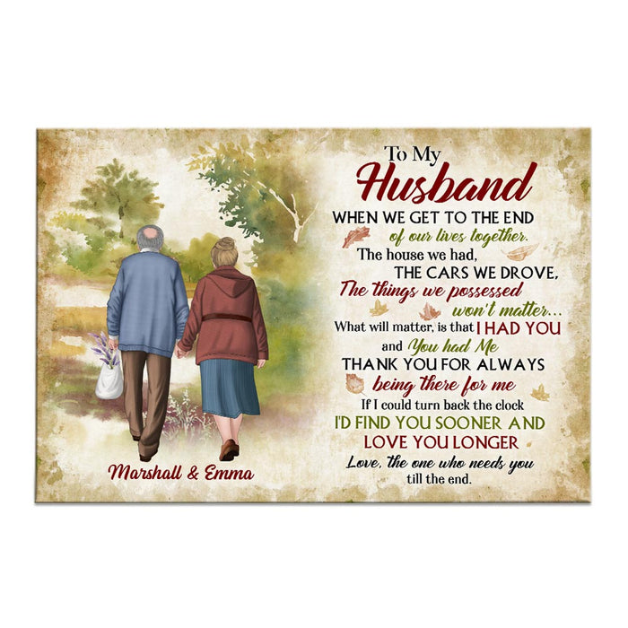 Personalized Husband Wife When We Poster JN174 30O31 1