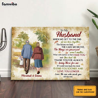Personalized Husband Wife When We Poster JN174 30O31 thumb 1