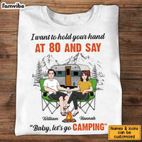 Personalized Camping Couple Husband Wife T Shirt JN158 85O34 thumb 1