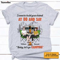 Personalized Camping Couple Husband Wife T Shirt JN158 85O34 thumb 1