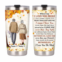 Personalized Husband Wife Couple Steel Tumbler JN102 32O47 thumb 1