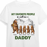 Personalized Dad Bear Favorite People T Shirt JN101 30O47 thumb 1
