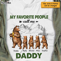 Personalized Dad Bear Favorite People T Shirt JN101 30O47 thumb 1
