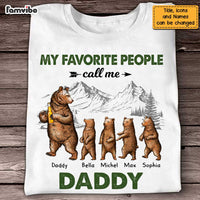 Personalized Dad Bear Favorite People T Shirt JN101 30O47 thumb 1