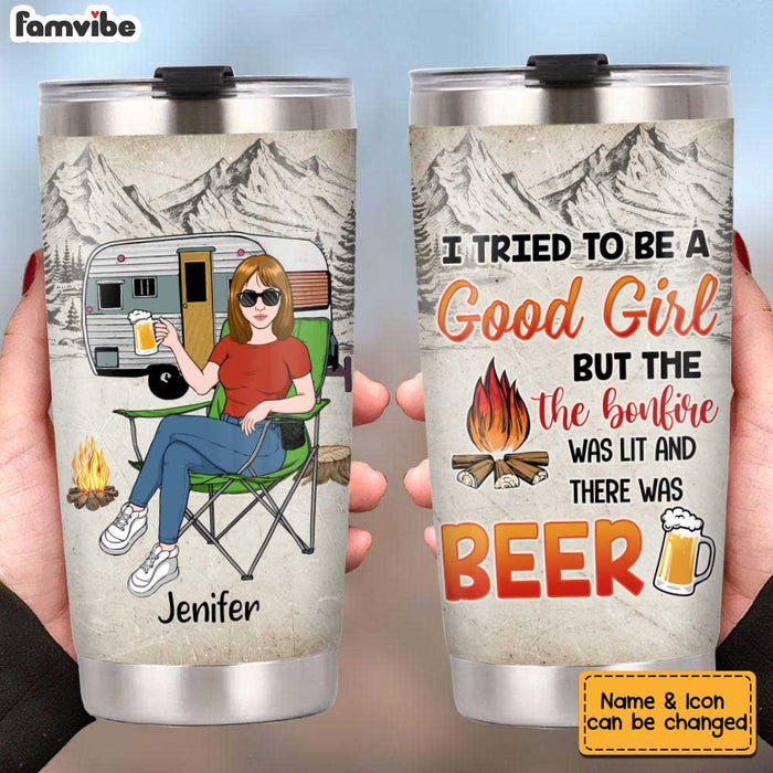Personalized Daughter Camping Steel Tumbler JN103 32O34 1
