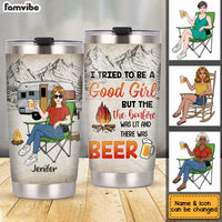 Personalized Daughter Camping Steel Tumbler JN103 32O34 thumb 1