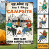 Personalized Family Camping Drunk Campers Matter Metal Sign JN148 58O34 1