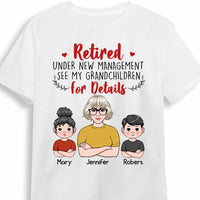 Personalized Grandma Retired T Shirt JN171 32O34 thumb 1