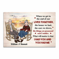 Personalized Couple Husband Wife Poster JN142 85O34 thumb 1