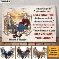 Personalized Couple Husband Wife Poster JN142 85O34 thumb 1