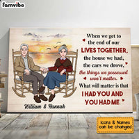 Personalized Couple Husband Wife Poster JN142 85O34 thumb 1