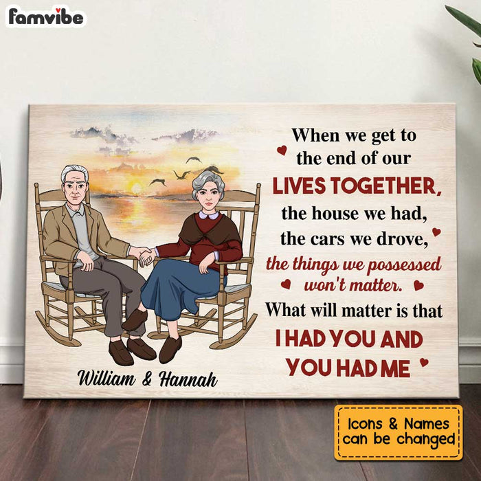 Personalized Couple Husband Wife Poster JN142 85O34 1