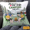 Personalized Husband Wife Camping Partners For Life Pillow JN166 30O28 1