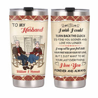 Personalized To My Husband Steel Tumbler JN159 85O34 thumb 1