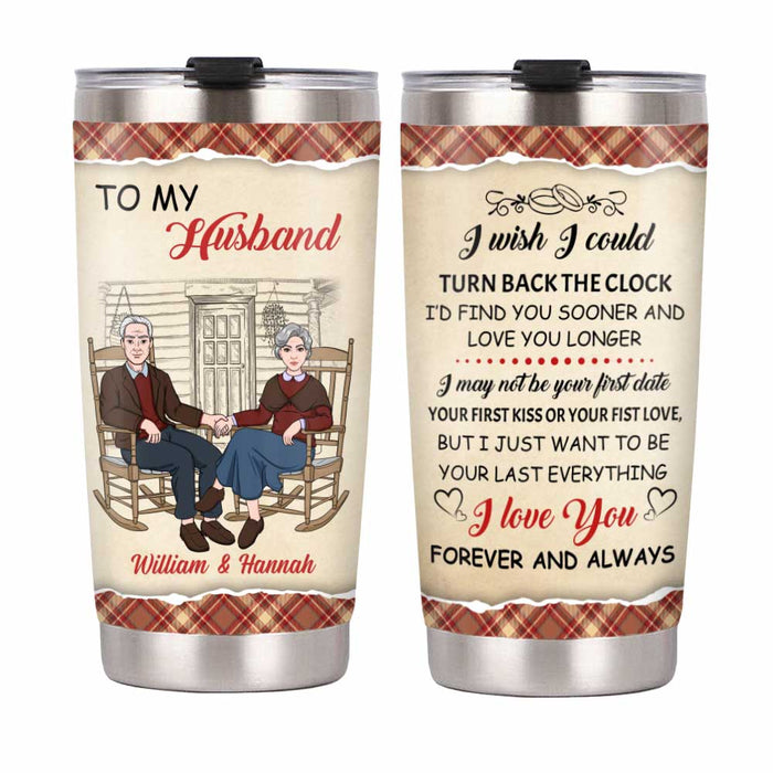 Personalized To My Husband Steel Tumbler JN159 85O34 1