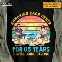 Personalized Husband And Wife Anniversary Couple T Shirt JN173 58O47 thumb 1