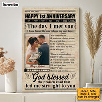 Personalized Anniversary Photo Poster JN151 23O53 thumb 1