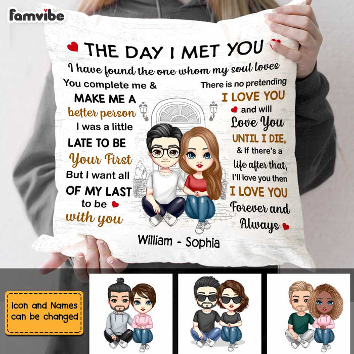 Personalized Husband Wife Couple Pillow JN165 30O47 1