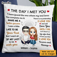 Personalized Husband Wife Couple Pillow JN165 30O47 thumb 1