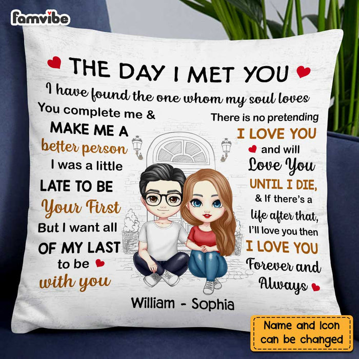Personalized Husband Wife Couple Pillow JN165 30O47 1