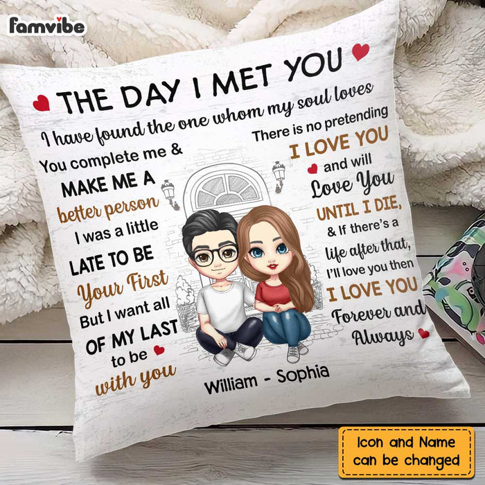 Personalized Husband Wife Couple Pillow JN165 30O47 1