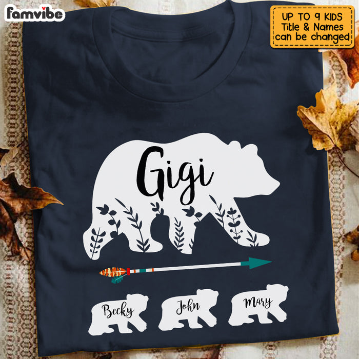 Personalized Grandma Bear T Shirt JN141 23O53 1