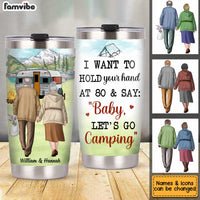 Personalized Husband Wife Couple Camping Steel Tumbler JN161 32O34 thumb 1