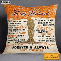 Personalized Couple Husband Wife Pillow JN151 85O28 thumb 1