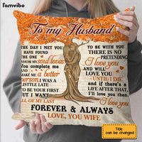 Personalized Couple Husband Wife Pillow JN151 85O28 thumb 1