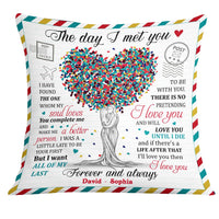 Personalized Husband Wife Couple Love Tree Pillow JN167 30O28 thumb 1
